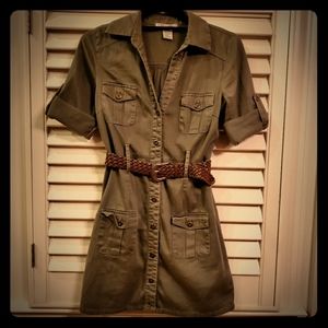 Charlotte Russe Button Up Dress